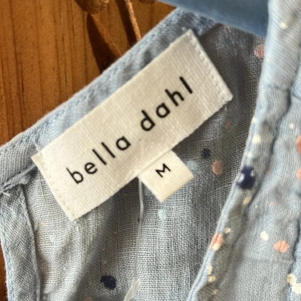 Bella Dahl Linen Paint‎ Splatter Tank Sz M - Picture 2 of 3